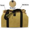 Canvas Firewood Carry Tote Bag Camping Firepalce Wood Bag with Straps Handles