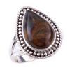 Natural Pietersite Gemstone Handmade 925 Solid Sterling Silver Ring Size 7 L9h36