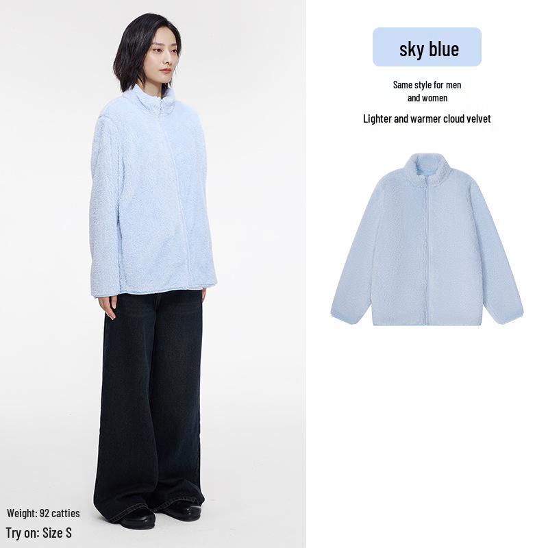 

Эстетика хлопка Антистатическая флисовая куртка - Унисекс, длинный рукав, теплая для осени и зимы XL (150-170 lbs)