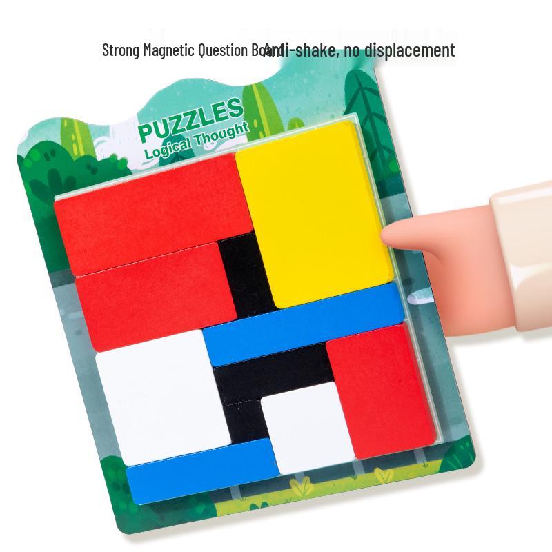 Magnetic Tetris Puzzle: Children's Intelligence and Logical Thinking Development Toy (Ages 6-14)