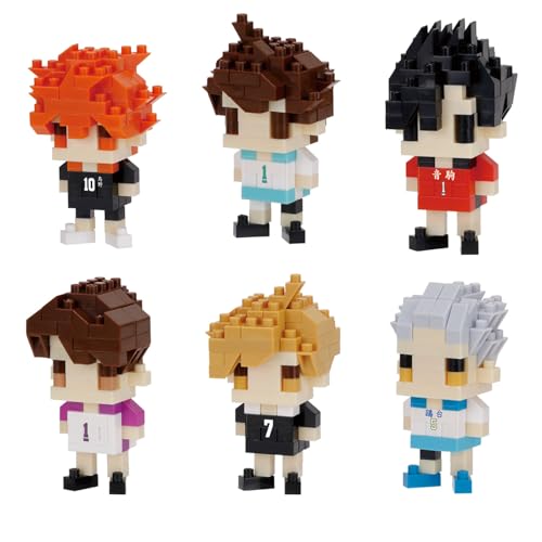 

Kawada Nanoblock Mini Nano Haikyu!! (BOX) NBMC_85S 1 BOX = 6 pieces, 6 types in total