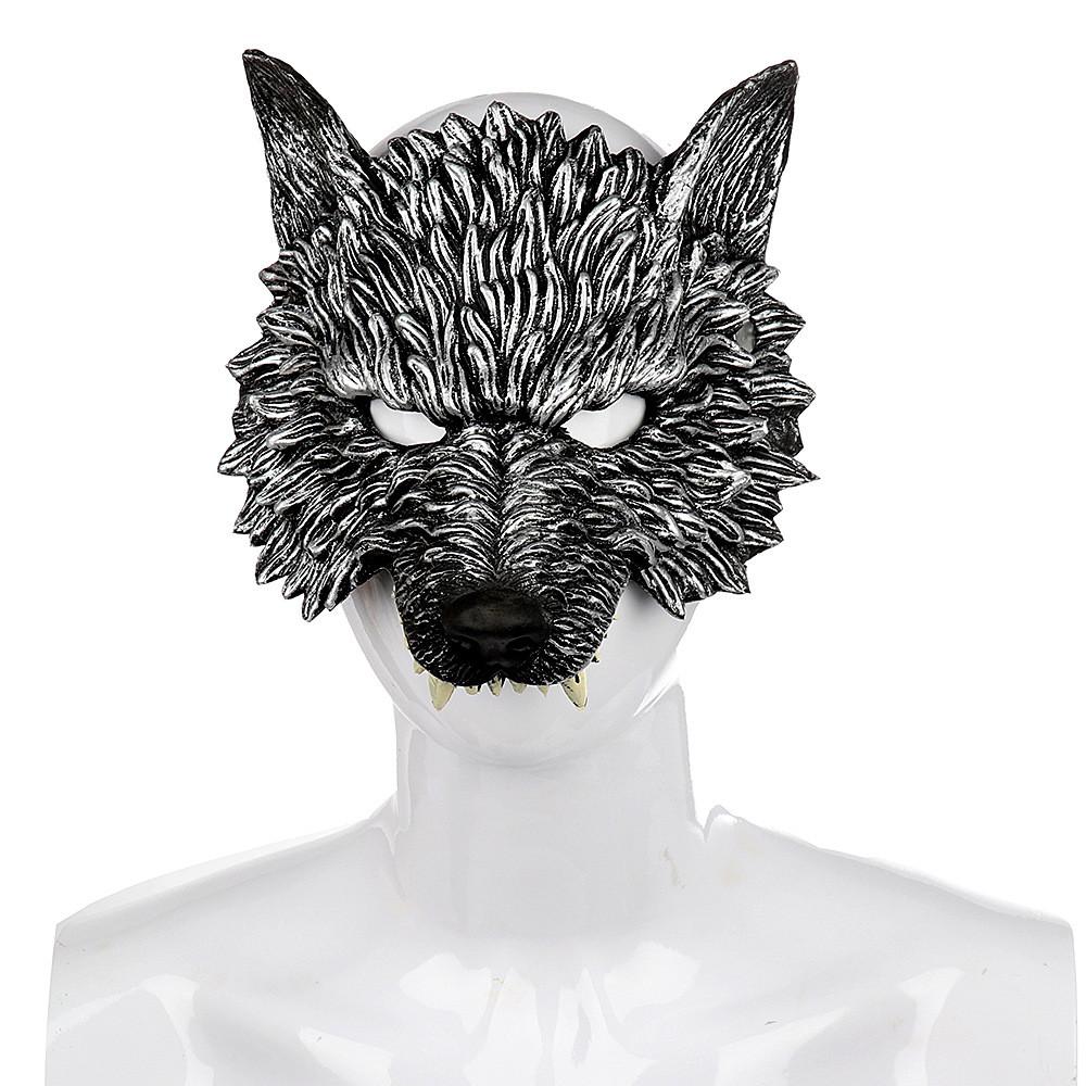 Rp Wolf Mask Halloween Costume Prop With Foam Material For Cosplay And Parties