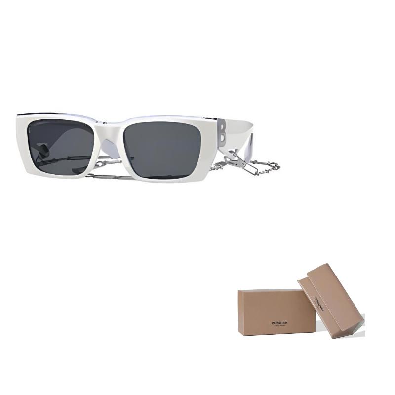 

Burberry Subject To Official Website Square Sunglasses Women s White/Gray F