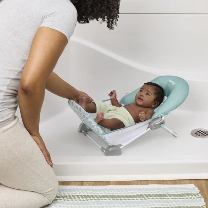 INGENUITY Transat de bain pour bébé pliable - Vert