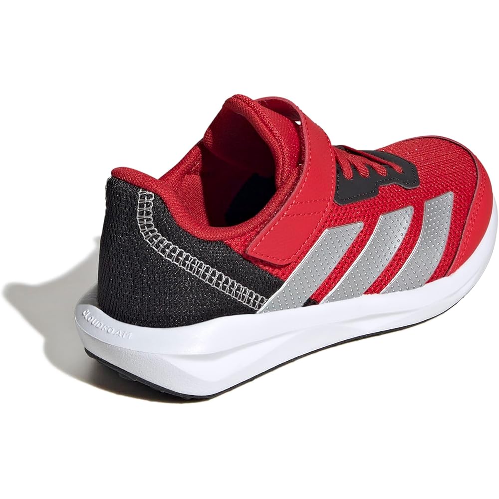 Adidas Faito EL Kids Sneakers Unisex Boys Girls 17-25.5cm Better Scarlet/Silver Metallic/Core Black Size 20.0 Cm