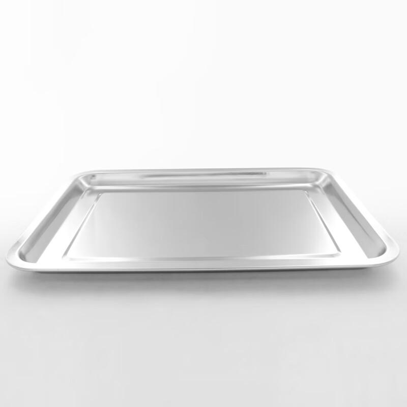 Guroo 304 Stainless Steel Rectangular Multipurpose Tray (5-Pack)