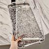 Light Luxury Tea Cup Tray Decorative Dessert Plate Clear Water Ripple Storage Tray  Household