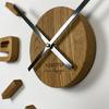 Wooden Oak Wall Clock EKO 75cm