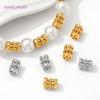18K Gold Plated Hollow Beads Separators,Brass Spacer Beads For Bracelet Making,Separators For Beads,DIY Jewelry Accessories