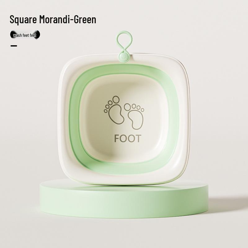 

Newborn Foldable Square Washbasin: Children s Foot, Bath, and Face Basin