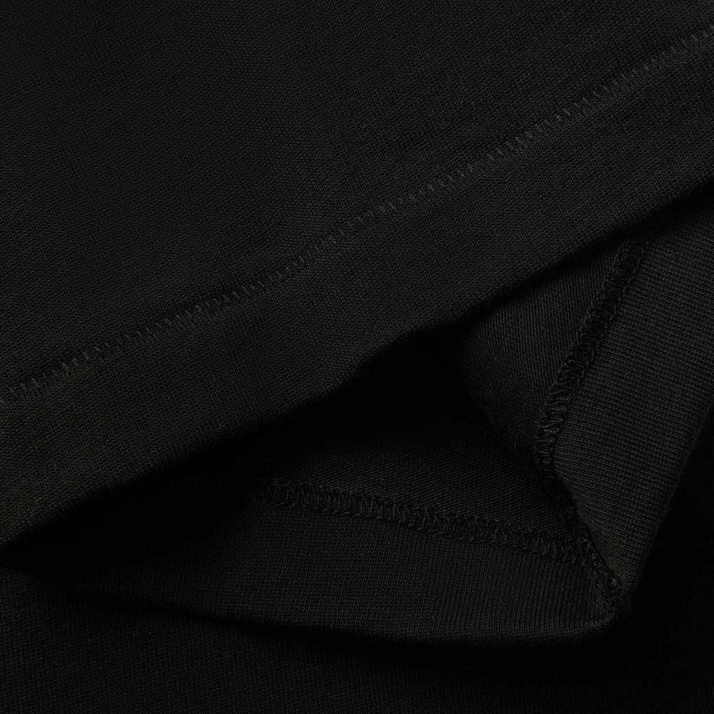 Li Ning Trendy Sports Series Solid Color Round Neck Comfortable Breathable Versatile Casual Short Sleeve T-Shirt Unisex Tops Black AHSV621-1