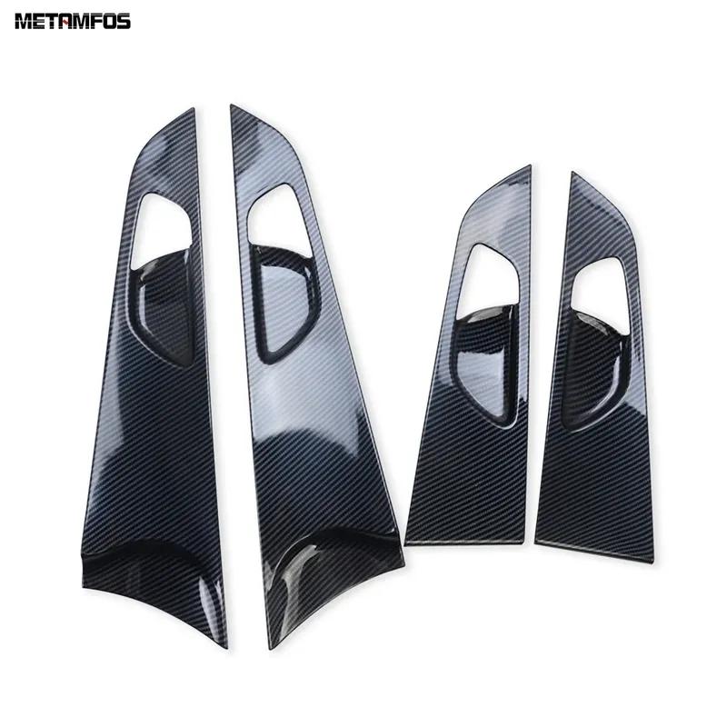 For Kia Forte Cerato -2024 K3 - Carbon Fiber Interior Door Handle Bowl Cover Trim Sticker Accessories Car Styling