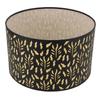 E27 E14 Metal Lamp Shade Metal   Lampshade Art Carved Hollow Lampshade with Shading Lining 25cm Water Grass Leaves