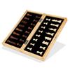 Magnetic Wooden Chess Board Set Folding International Chess Game 11.4x11.4in with Crafted Chess