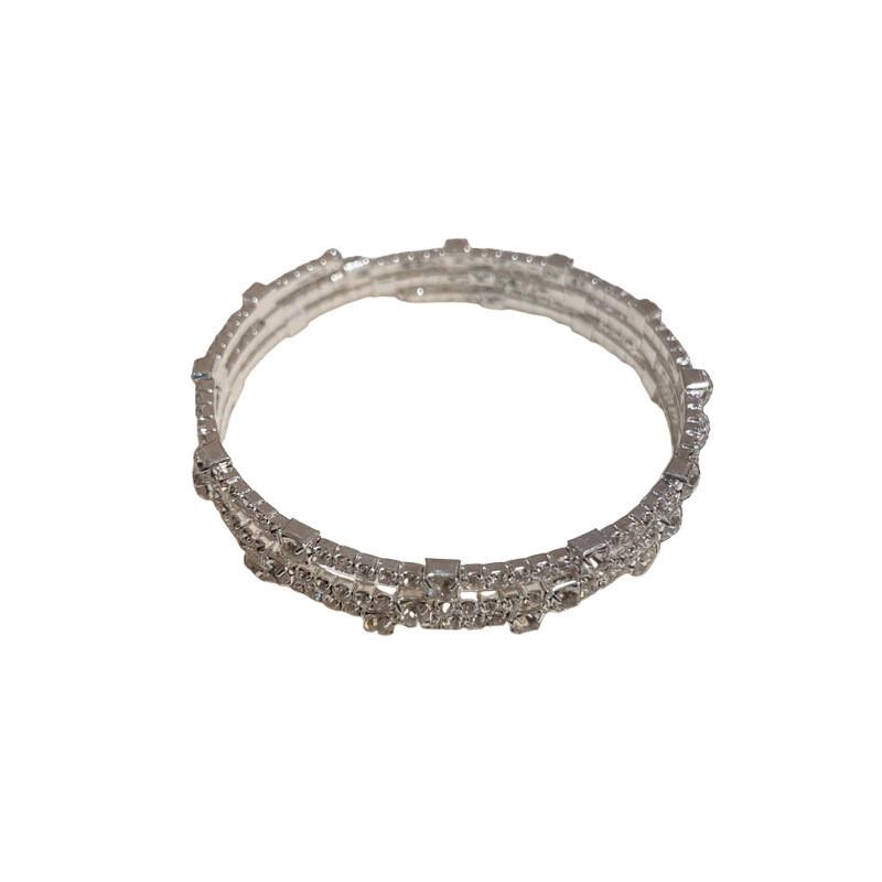 

Copper Studded Multilayer Bracelet With Geometric Design For Fashion Accessories