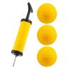 Viminston Roundnet Game Ball Replaceable Competitive Balls Mini Volleyball 6-Pack with Pump