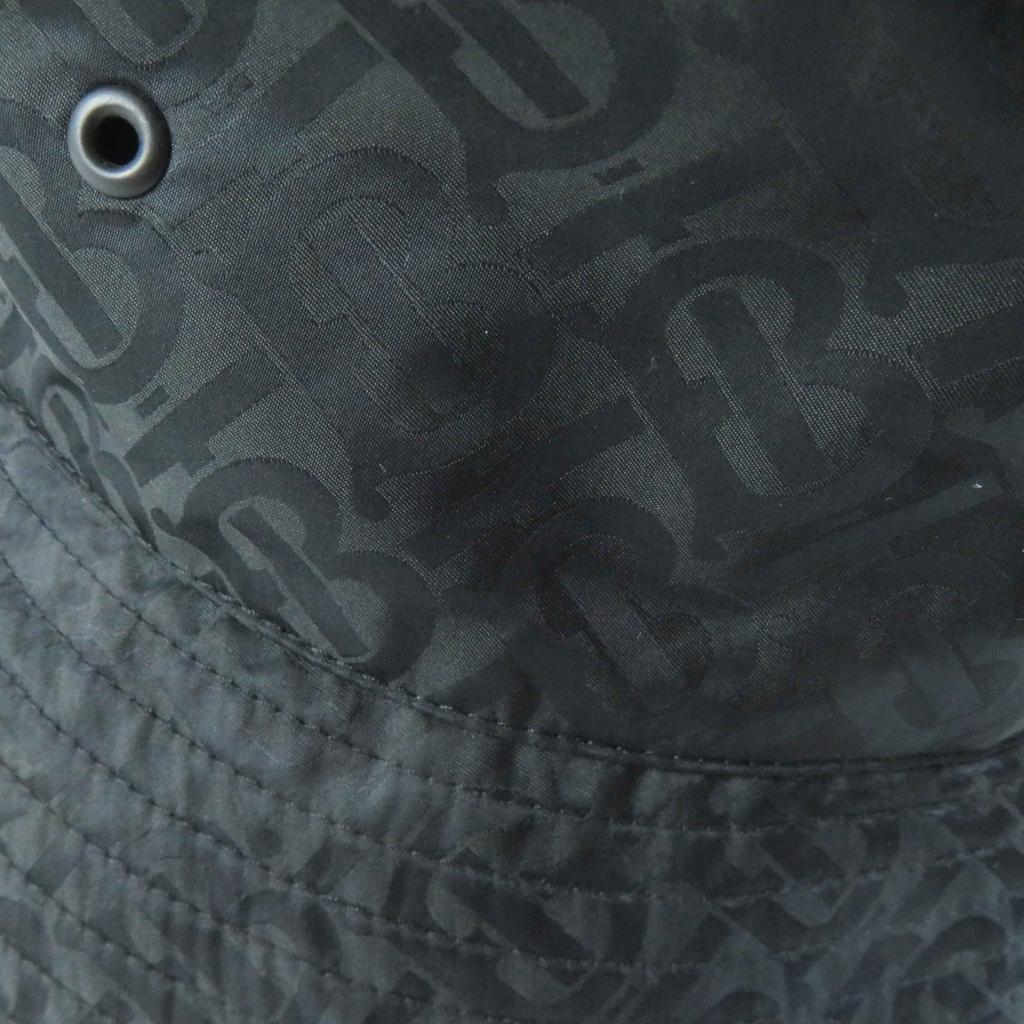 Excellent BURBERRY hat TB logo hat black Nylon Women S 8072726 Used
