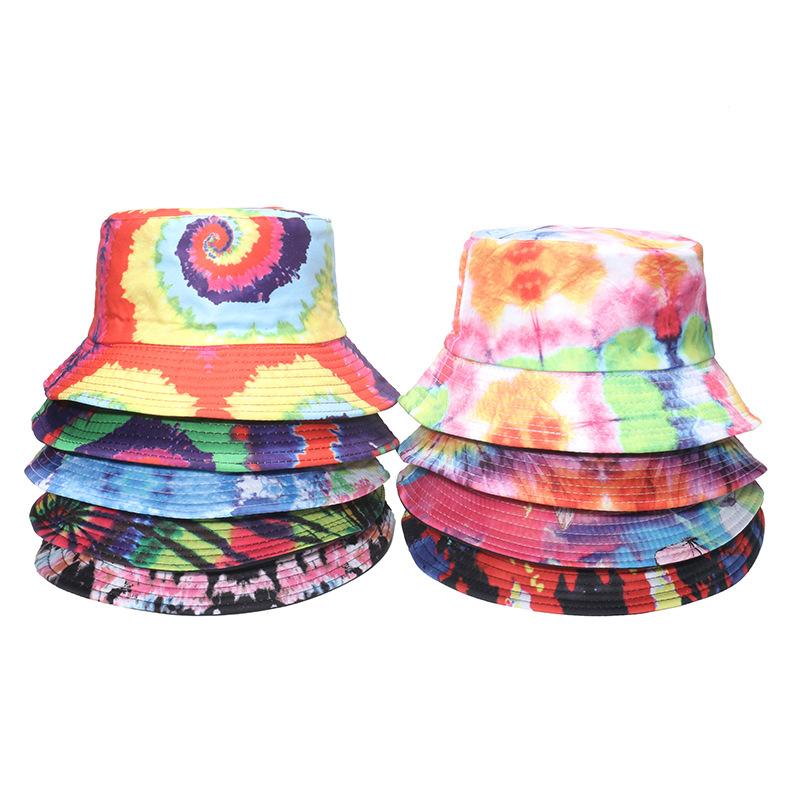 European American And Pot Hat 3d Color Printed Fisherman Hat Shade Sun Hat