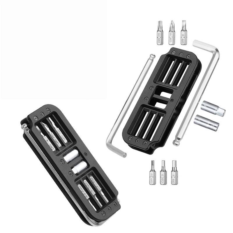 1 Set Multi-Model Hex Key Bike Maintenance Combination Tools 10-In-1 Portable Bicycle Repair Tool Kit Cycling Accessories