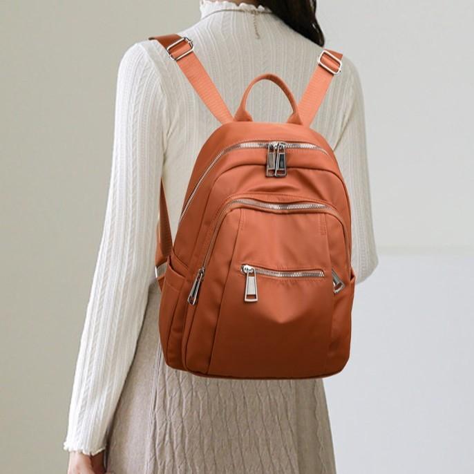 Schoolbag Oxford cloth women's backpack 1011 new versatile simple durable backpack commuting large capacity travel schoolbag women