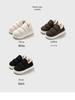 Men's and Women's Winter Waterproof Cotton Slippers - Silent, Plush, Warm, Thick Sole, Closed Heel, Deodorant Down Cloth