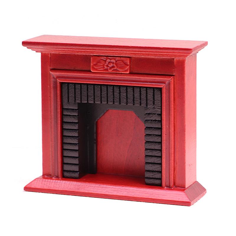 1:12 Dollhouse Miniature Fireplace Simulation Furniture Model Decor Toy Doll House Accessories