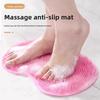 Silicone Foot Scrubber Massager Bath Mat With Nonslip Suction For Home Use
