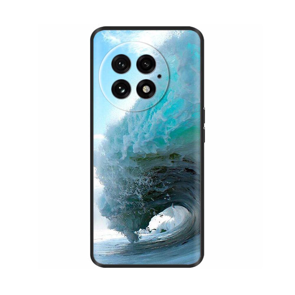 Luxury Case For OnePlus 13 Phone Case Shockproof Black Silicone Soft Back Cover Coque For OnePlus 13 PJZ110 Case Fundas Housing