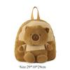 Kapybara Backpack Dolphin Cute Plush Toy Shoulder Bag  Dual-purpose Shoulder Bag  Cute Water Guinea Pig Cute Doll Tote Bag