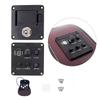 Acoustic Guitar Pickup with Tuner Guitar Pickup ISYS+ EQ Preamp System Adjustable Sound Folk Guitar Pickup Easy To Use