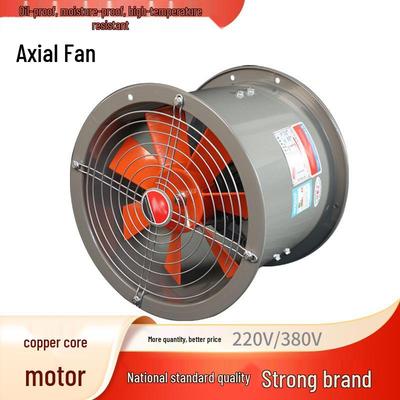 Industrial High-Speed Ventilator: High-Temp, Oil-Proof, Axial Exhaust Fan (220V/380V)