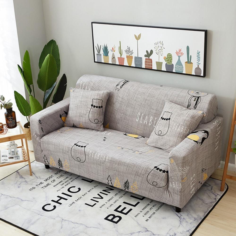 Nordic Printed Fabric Sofa Cover Universal Fit for Single Lazy Sofa