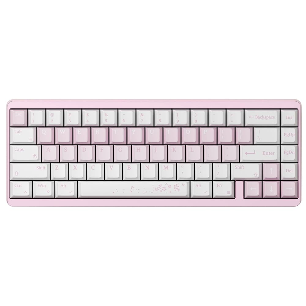 Varmilo Muse 65 Sakura Gaming Keyboard with Rapid Magnetic Hot Official Japanese Distributor Warranty 65% Trigger, Switches, Swap,