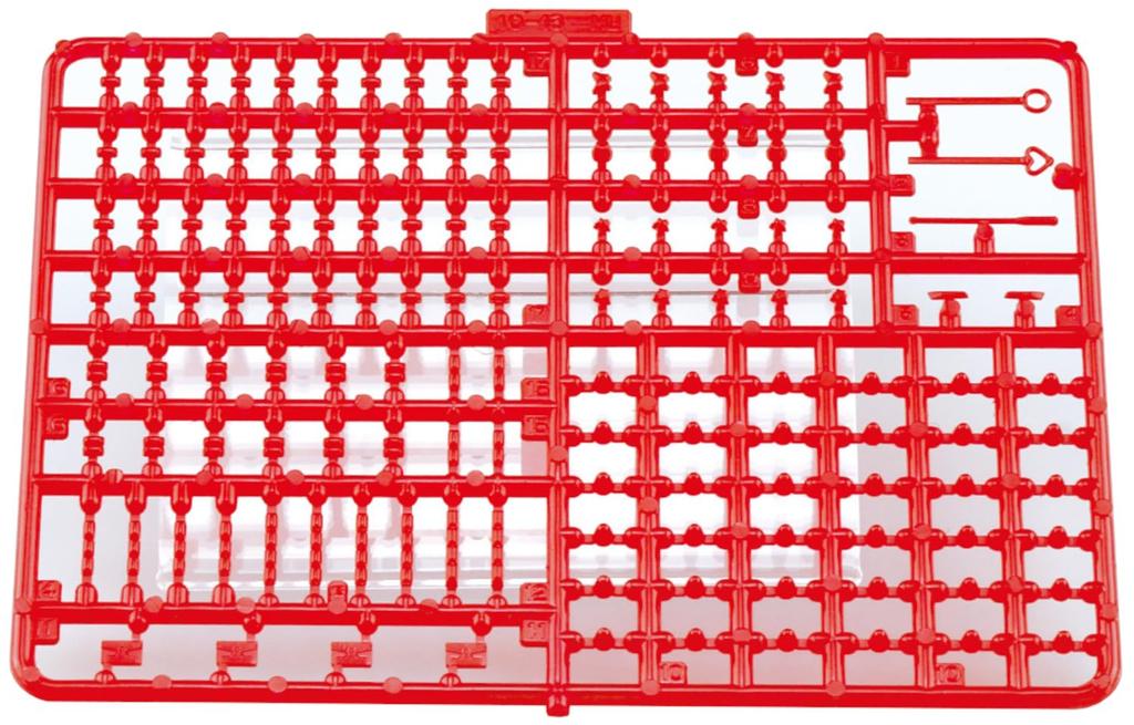 Aoshima Bunka Kyozai The Decotora Parts Marker Lamp Set of 4 Clear Red Plastic Model Kit Parts (AOSHIMA) 1/32 No. 11-RE (Automobile)