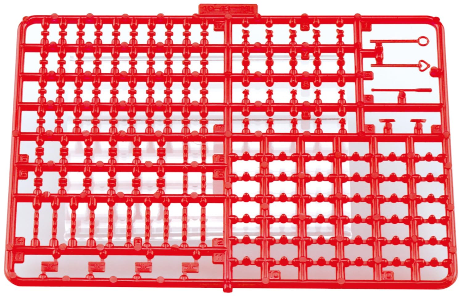 

Aoshima Bunka Kyozai The Decotora Parts Marker Lamp Set of 4 Clear Red Plastic Model Kit Parts (AOSHIMA) 1/32 No. 11-RE (Automobile)