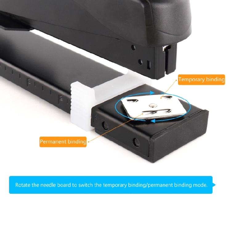 2-20 Sheets Long Sleeve Stapler Book Stapler Office Stapler Easy to Load Desk Stapler Long Reach Stapler