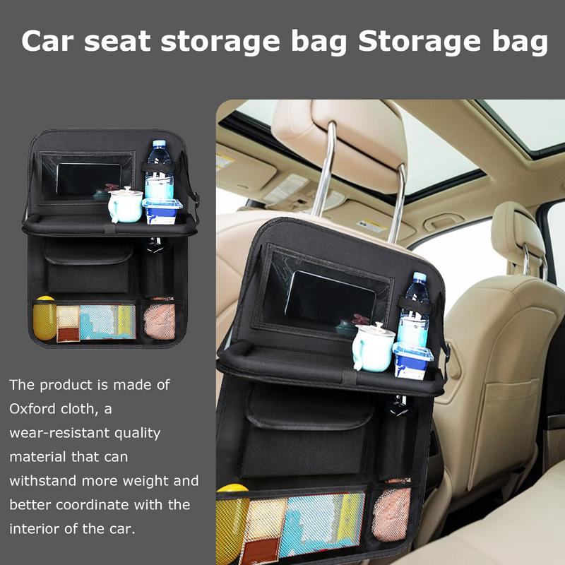 Car Organizer Backseat Bag With Tablet Holder Backseat Car Organizer With Tablet Holder Automotive Interior Accessories For