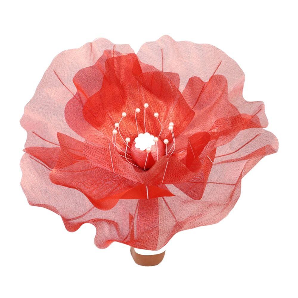 Hollow Design Artificial Flower 50cm Big Simulation Flower Giant Silk Flower  Event Party