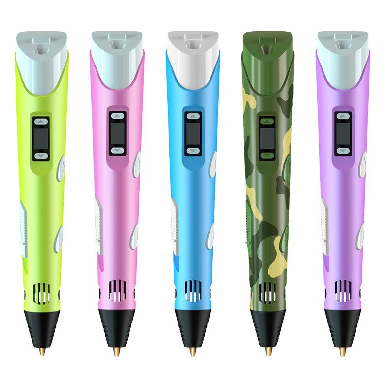 Second-Generation 3D Printing Pen with PLA Filament for DIY Painting and Graffiti