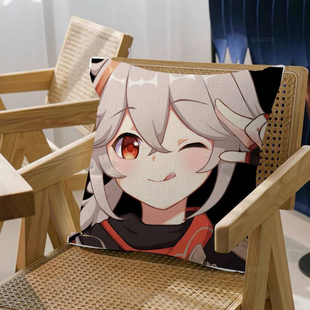 Kaedehara Kazuha Genshin Impact Pillow Cover Sofa Cushion Cover Home Room Decoration Children Gift