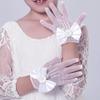 Kids Bowknot Lace Gloves for DressingUp Perfect for Dance Recitals Parties and Theme Event Festival Celebration Handwear