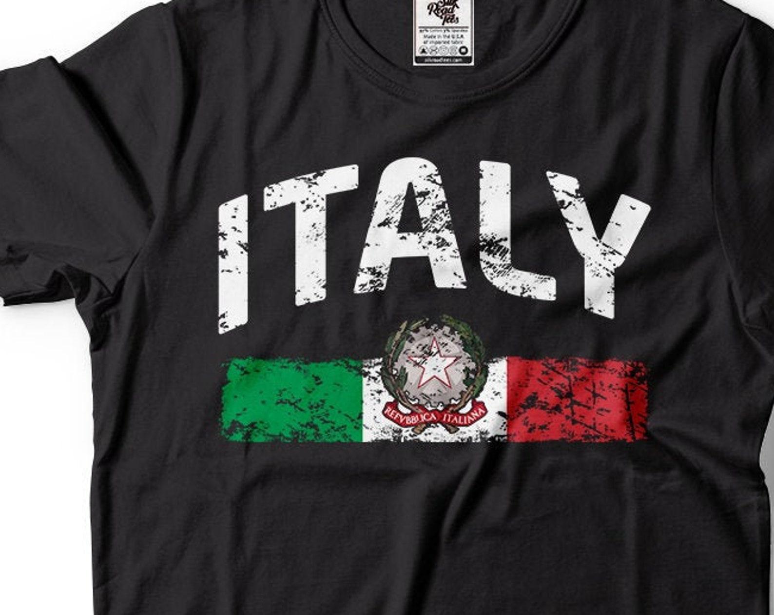 Italy Flag T-Shirt: Italia Heritage Tee 4XL