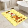 Personalized Name Garfield's Name Living Room Non-Slip Area Rug Soft Carpet for Bedroom Playroom Sofa Office Home Decor Doormat