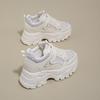 Fashion Little Dad Shoes Women 025 Summer New Mesh Breathable Platform Heightened Casual Sports Shoes Versatile and Light