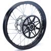 2.15-18 Motorcycle Rear Rims 18 Inch Aluminum Alloy Wheel Rims With Sprocket Brake Disc for Kayo T2 Dirt Pit Bike
