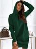 2025 Autumn/Winter Women's Solid Color Hooded Streetwear Loose Sweatshirt