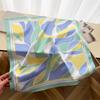 Fashion Versatile Simulation Silk Printed Silk Scarf Small Square Scarf Premium Shawl Sunscreen Neck Scarf Headscarf Scarf New