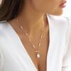 Temperament Irregular Chain Simplicity Collarbone Collar Decoration New Pearl Necklace  Women