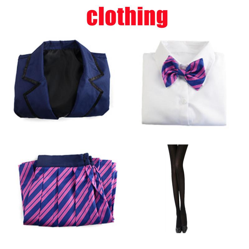 Anime Komi Can't Communicate Komi Shoko Cosplay Costume Outfits Shirt Tie Short Women Uniform Halloween Carnival Party Clothes