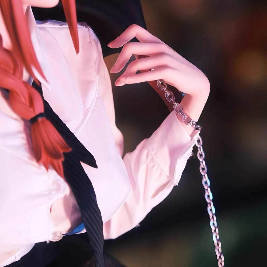 In Stock Hhs 46cm Anime Chainsaw Man Figure Makima Action Figures Pvc Statue Desktop Ornamen Collection Model Toys Gifts